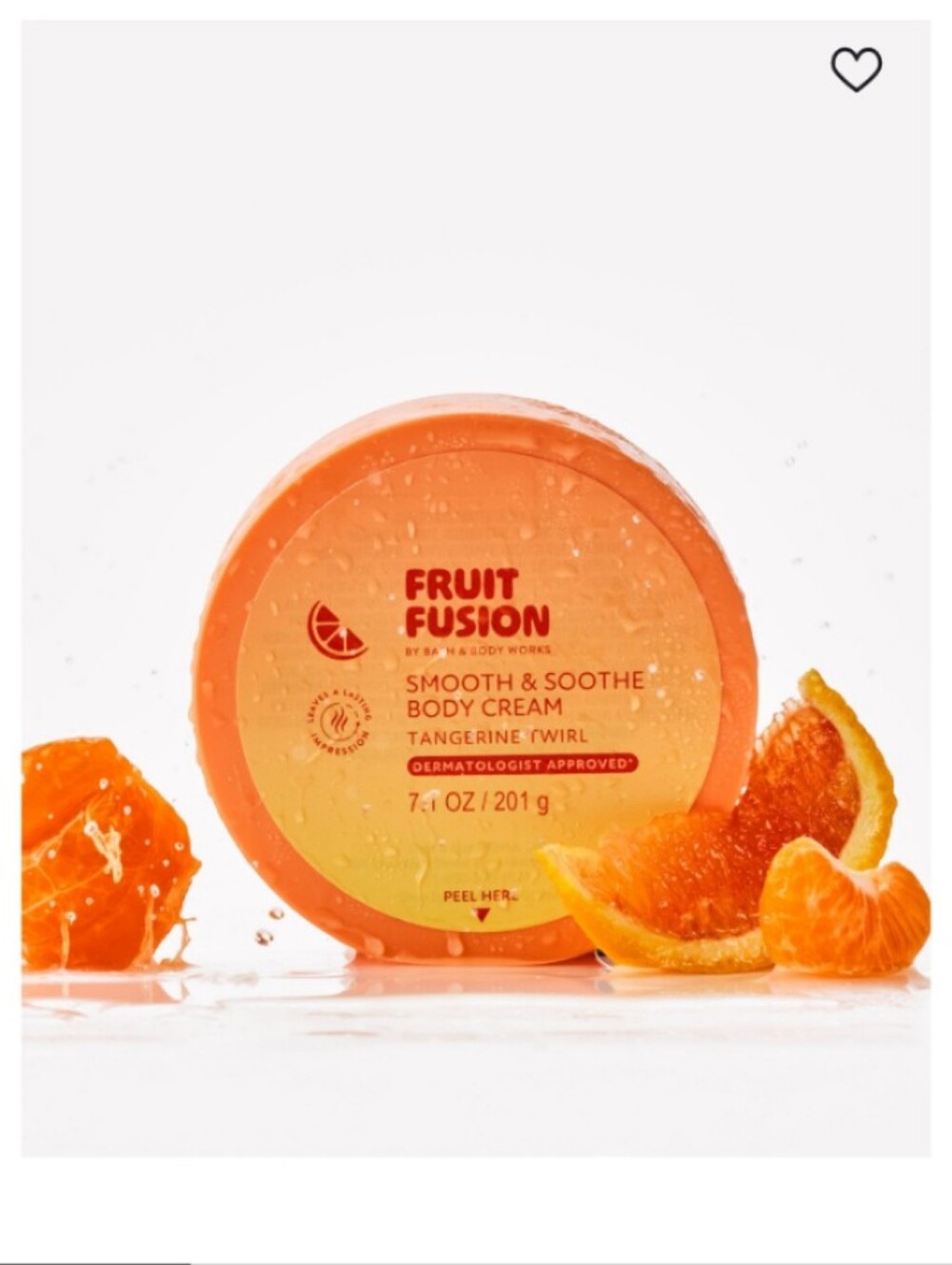 🍊Bath & Body Works Fruit Fusion Tangerine Twirl Body Cream 🍊